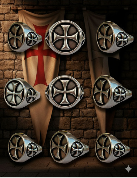 Anel Cruz Templária