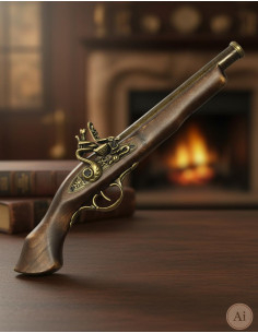 Arma longa antiga de pederneira 2