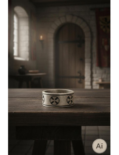 Anel Cruz Templária 2