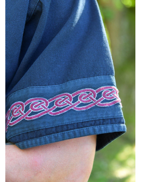 Túnica medieval de algodão modelo...