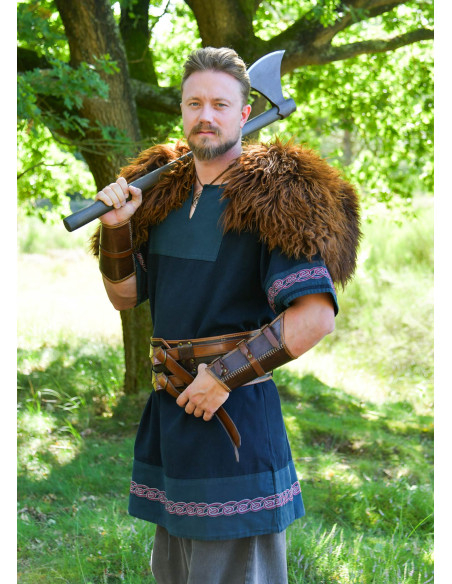 Túnica medieval de algodão modelo...