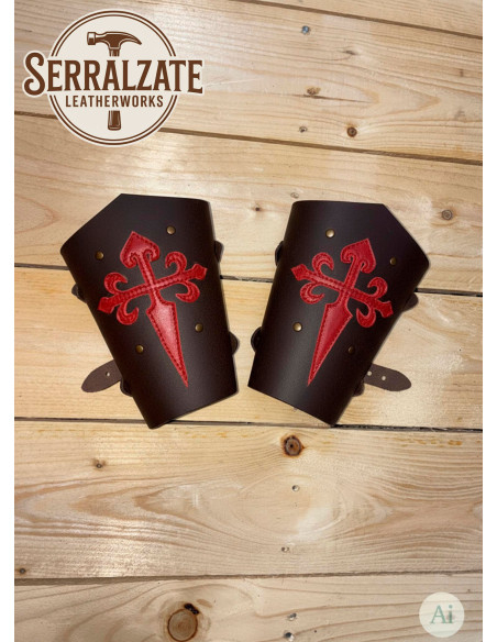 Braceletes templários Cruz de...