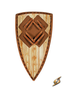 Escudo medieval bicolor para LARP modelo Heater,... 2