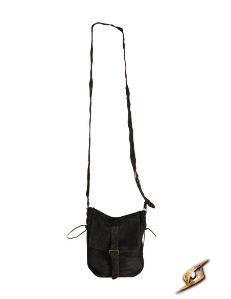 Bolsa tiracolo medieval de couro de...