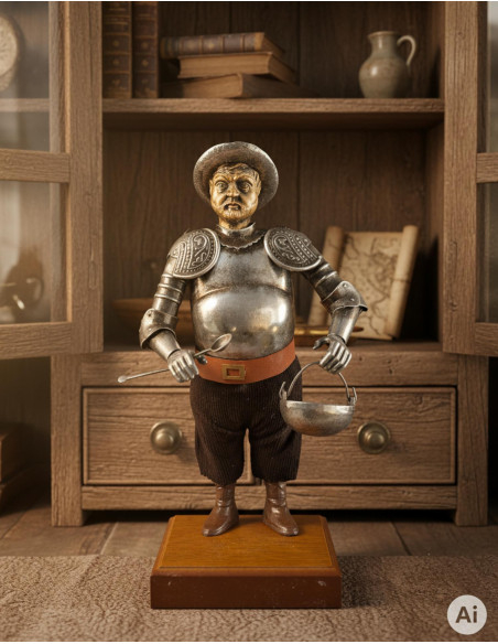 Figura Sancho Pança, rústica