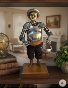 Figura Sancho Pança, rústica