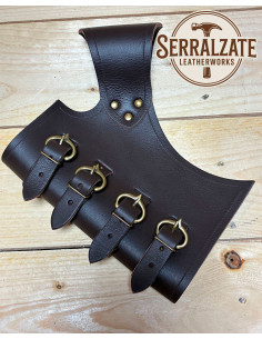 Tahalí medieval Jacob, marrom escuro 2