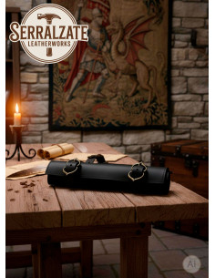 Tahalí para espada ajustável ao cinto, preto 2