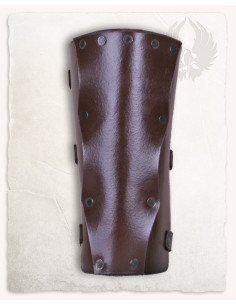 Braceletes medievais de couro modelo Rasmus, cor marrom 2