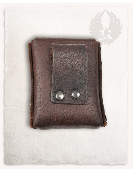 Bolsa medieval de couro modelo Gero,...