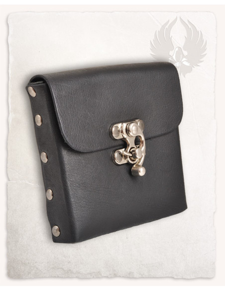 Bolsa medieval de couro modelo Gero,...