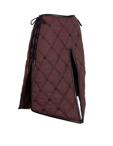 Saia medieval com gambesón de algodão...