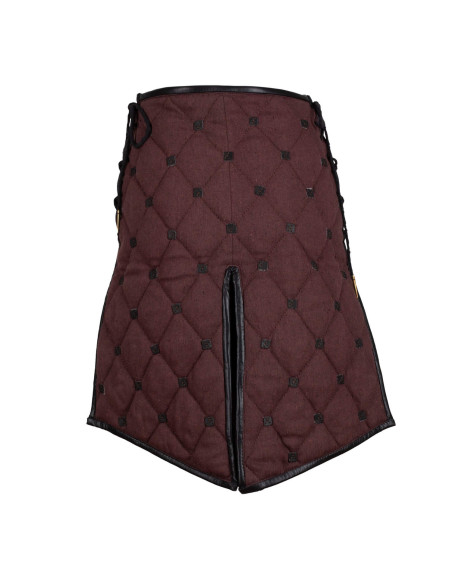 Saia medieval com gambesón de algodão...