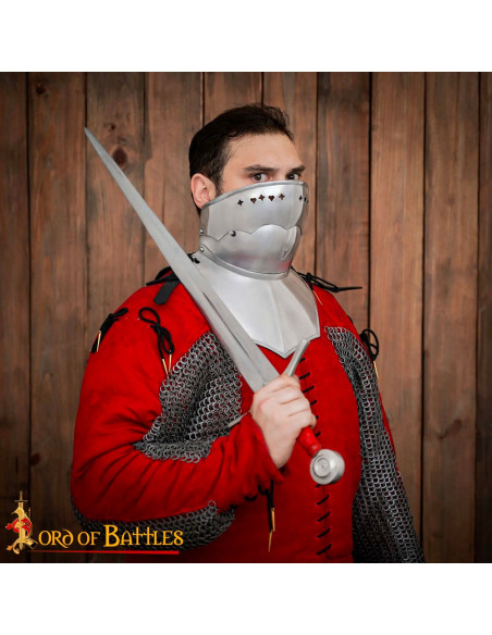 Gorjão gótico com máscara dobrável,...