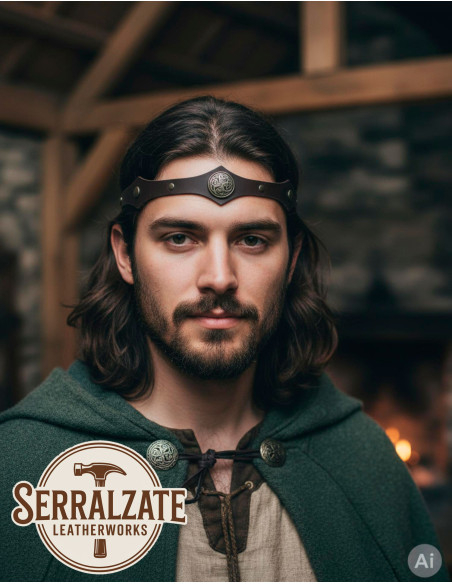 Tiara Vikinga-Celta com nós celtas em...