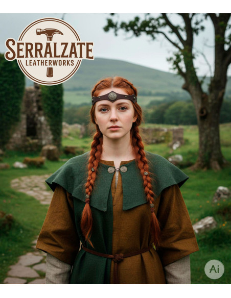 Tiara Vikinga-Celta com nós celtas em...