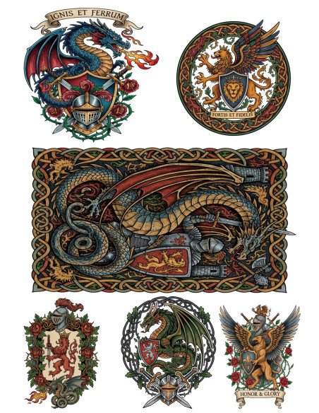 Tatuagem temporária Temática...