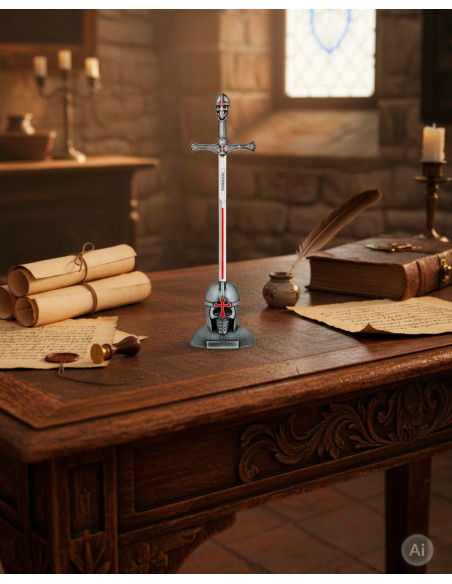 Kit suporte abre-cartas e capacete...