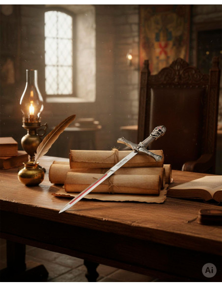 Kit suporte abre-cartas e capacete...