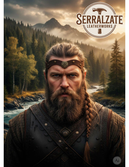 Faixa de cabeça Viking-Celta nós do...