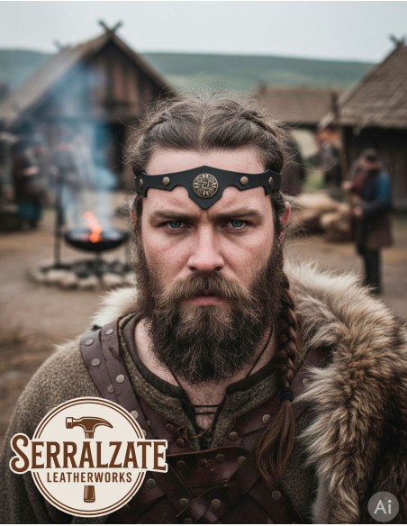 Faixa Viking-Celta com rajadas de...