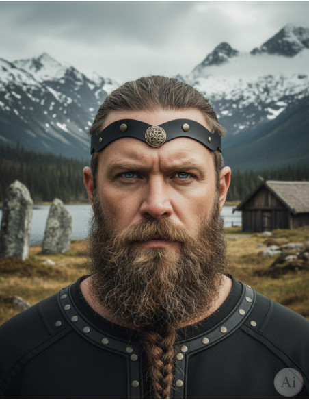 Tiara vikinga nós celtas ondas do mar...