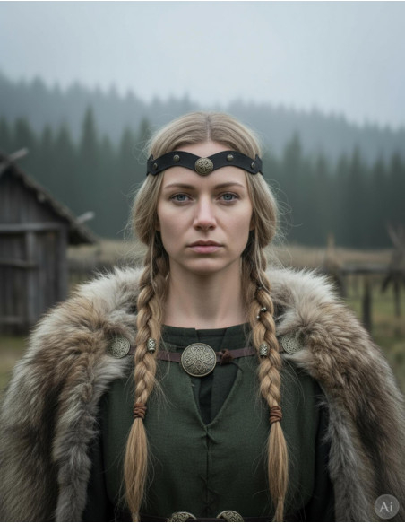 Tiara vikinga nós celtas ondas do mar...