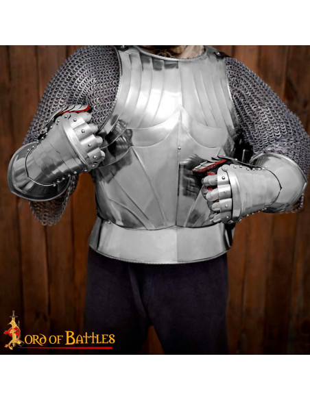 Manoplas Cuirassier S. XVI-XVII, aço...