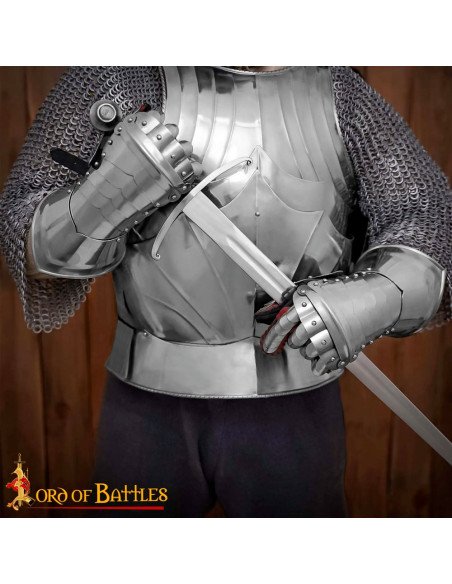 Manoplas Cuirassier S. XVI-XVII, aço...