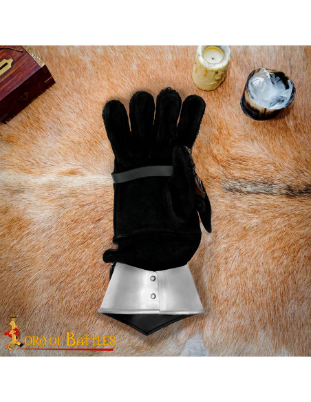 Manoplas Cuirassier S. XVI-XVII, aço...