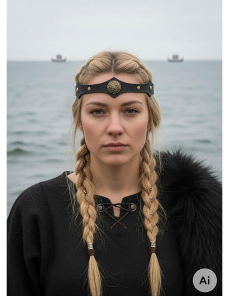 Tiara vikinga nós celtas ondas...