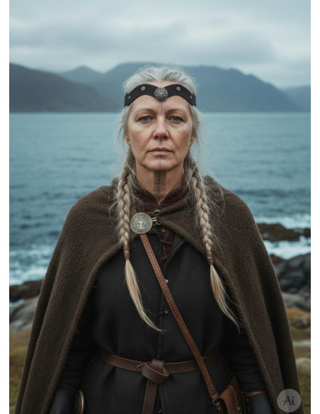 Tiara Viking Yggdrasil em preto