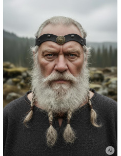 Tiara Viking Yggdrasil em preto 2