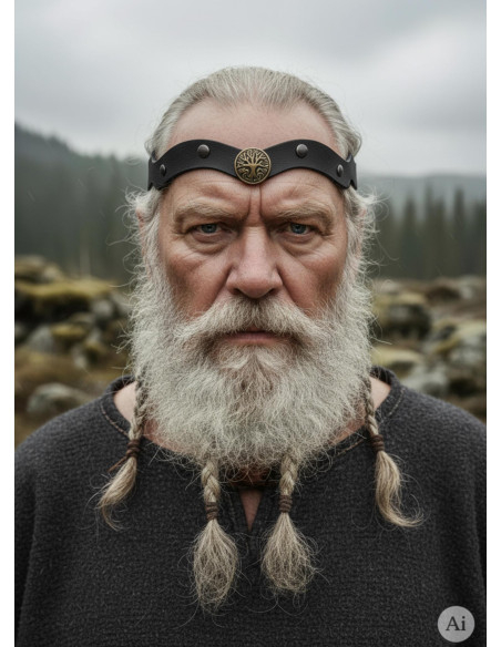 Tiara Viking Yggdrasil em preto