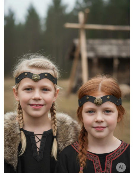 Tiara Viking Yggdrasil em preto