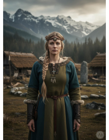 Tiara Celta-Vikinga Crann Bethadh em...