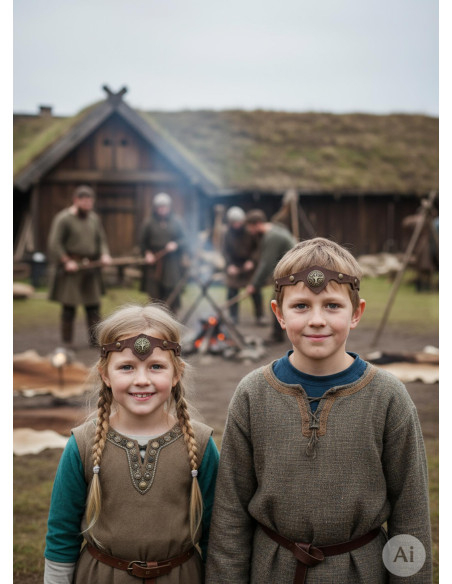 Tiara Celta-Vikinga Crann Bethadh em...