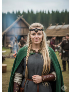 Tiara Celta-Vikinga Crann Bethadh em preto 2