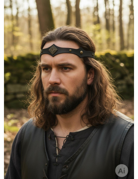 Tiara medieval Florian da floresta em...