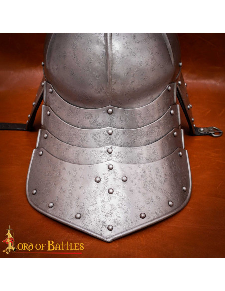 Capacete medieval Zischägge cauda de...