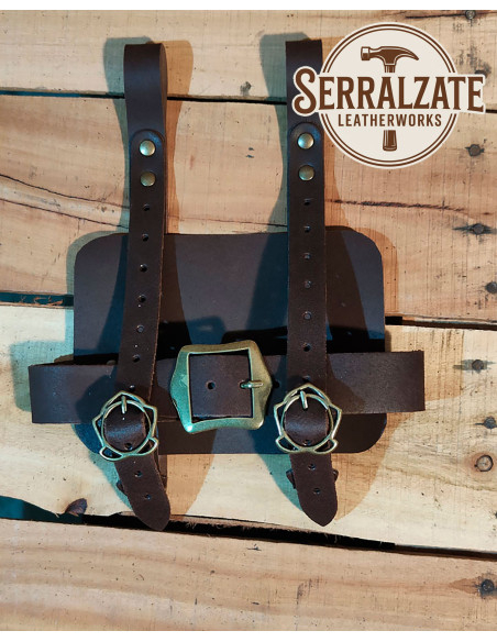 Tahalí medieval Porta-Livros em couro...