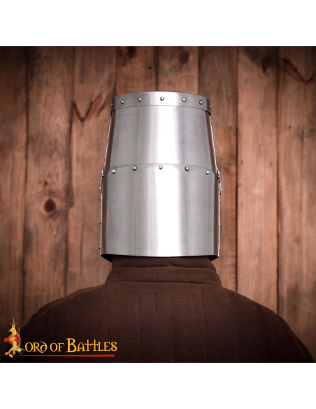 Gran Elmo medieval de cavaleiro...