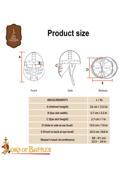 Elmo Spangenhelm cavaleiro normando,...