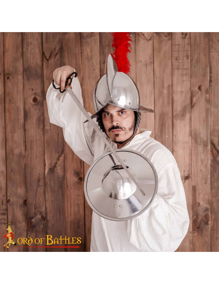 Morrião Espanhol com penacho de penas...