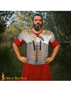 Lorica Segmentata romana modelo Corbridge em aço, calibre 20
