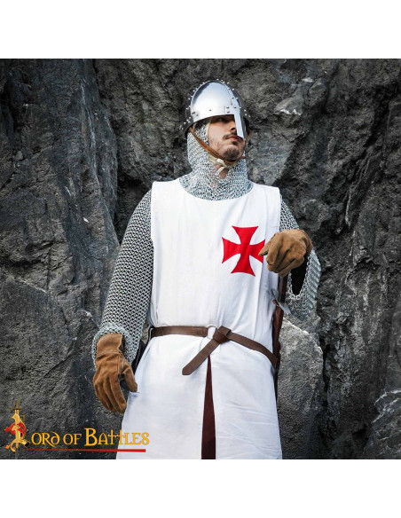 Luvas medievais de camurça preta