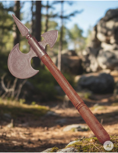 Machado medieval envelhecido, 61 cms.