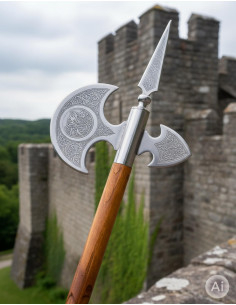 Machado medieval envelhecido, 61 cms. 2