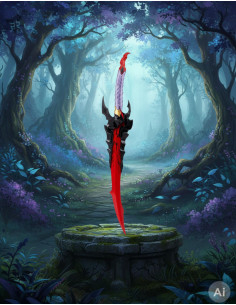 Espada curta não oficial Ira de Kamish, Solo Leveling,... 2