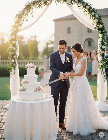 Espada Colada para casamentos (com...